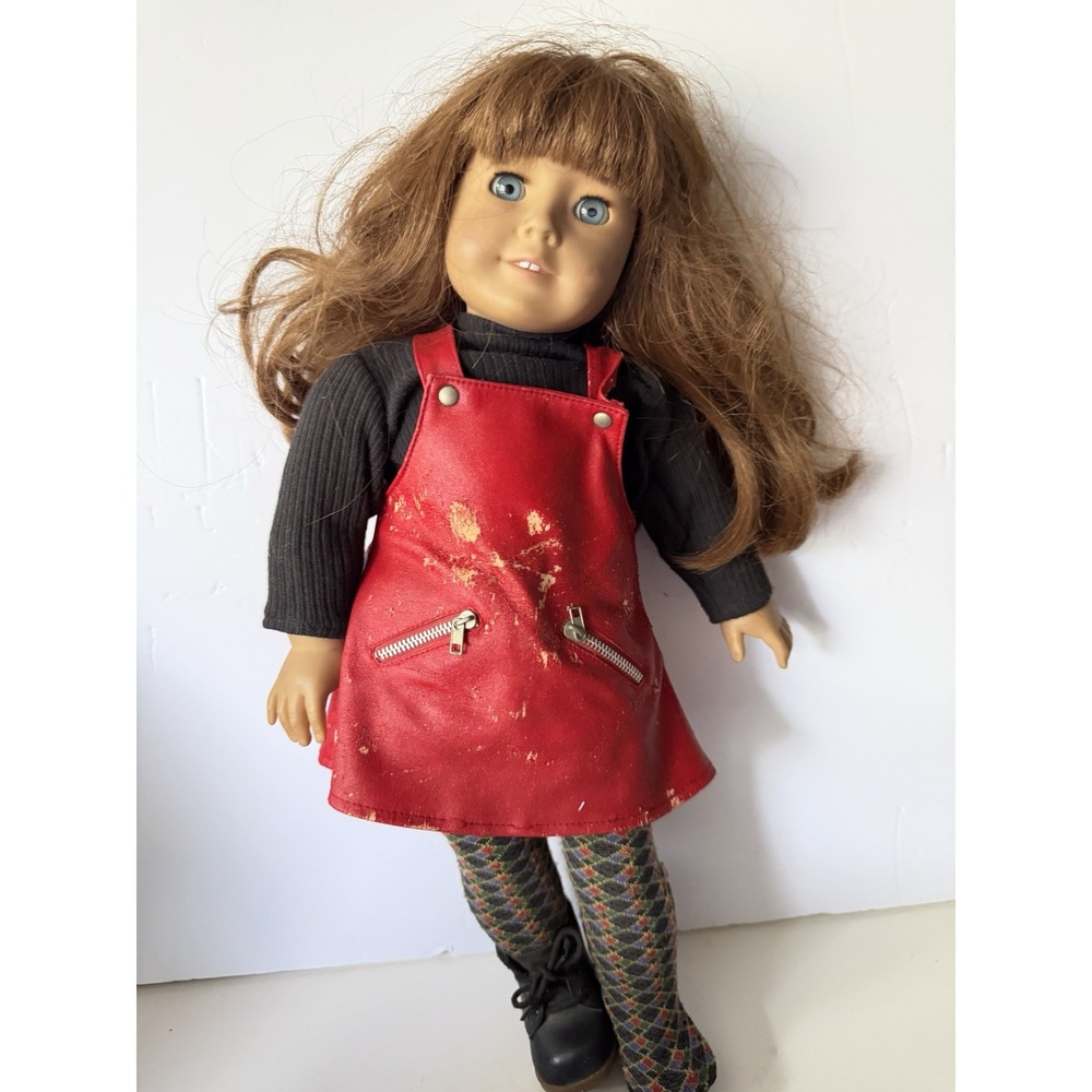 Vintage Pleasant Company American Girl of Today #7 Doll 1998 Red Vinyl Outfit
